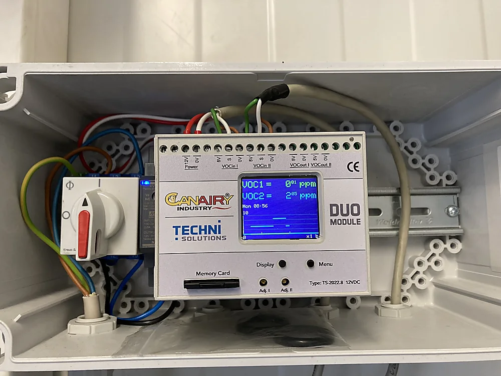 Canairy Industry Duo Module display